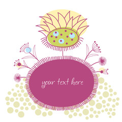 floral  background, border