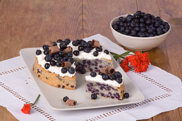 Blaubeerkuchen