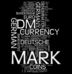 Deutsche Mark tag cloud