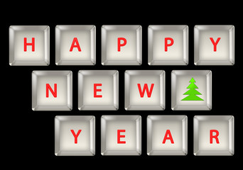 New Year's keyboard