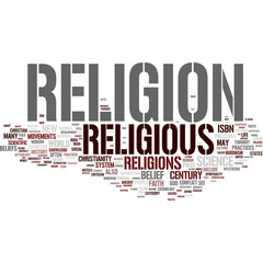 Religion word cloud