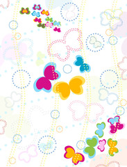 butterflies background