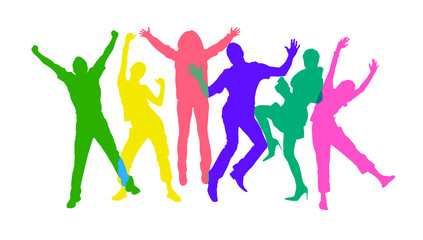Happy people