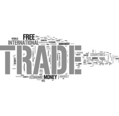 Obraz premium Trading tag cloud