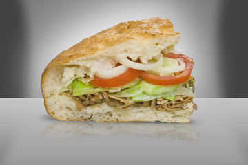 Döner Kebab im Brot