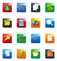 WWW accountant icons