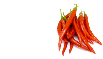 Fresh Ripe Cayenne Peppers