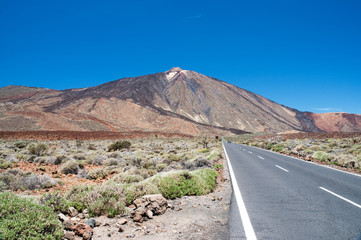Road to Teide Volcano, Tenerife, Spain