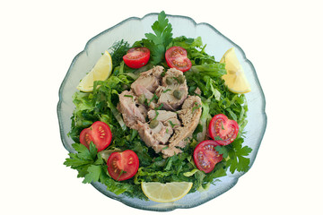 salad with tuna