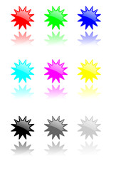 Stern Buttons multicolor