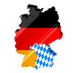 Fototapeta premium DE Serie: bayern