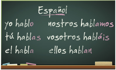 Cursos de español ( conjugación)