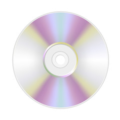 disk dvd cd isolated