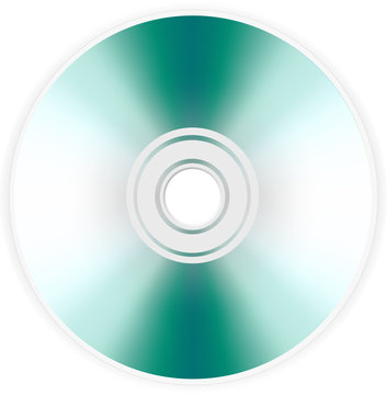 disk dvd cd isolated
