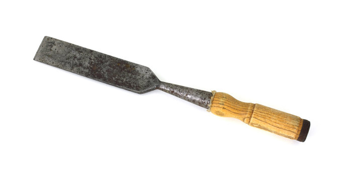 Old framing chisel for post and beam construction