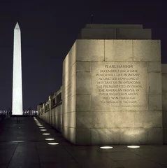 Papier Peint photo Lieux américains Washington Monument, DC, at Night