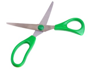 Childs scissor isolated on white background