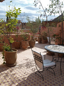 Dachterrasse Riad les Oliviers