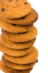 stack of oatmeal cookies