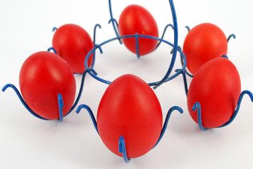 red eggs