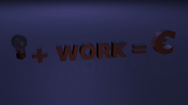 Idee und Arbeit ist Erfolg ...