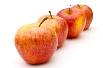 Four apples.