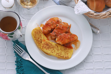 Baccala al pomodoro - Secondi di pesce Emilia Romagna