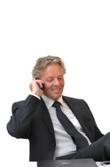 Telefonat im Büro