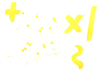 liquid paint drop color strokes