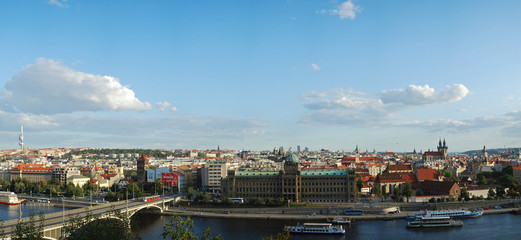 Prague panorama from Letna