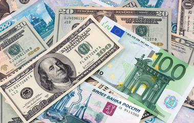 Fototapeta na wymiar paper currency background