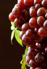 bunch of fresh grapes