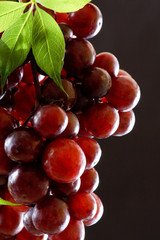 bunch of fresh grapes