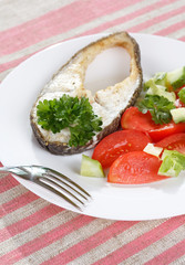 Fish with vegetables