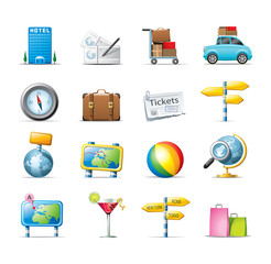 travel and transport icons