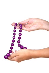 purple jewelry