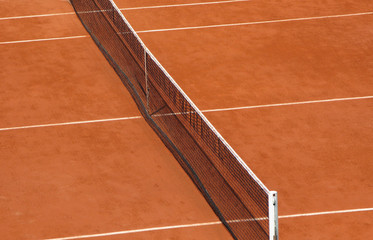 Filet de court de tennis