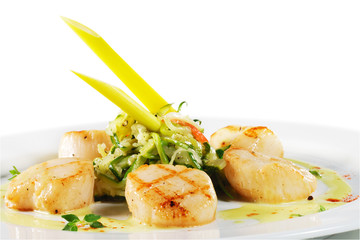 Sea Scallop with Zucchini Spaghetti
