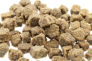 morceaux de sucre brun de fabrication artisanale