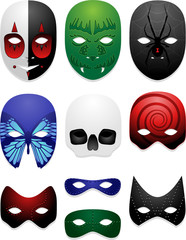 Mask design illustrations