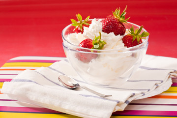 strawberry dish