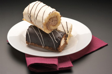 Three sponge cakes