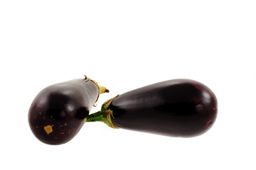 two squashes isolated