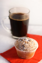muffin and coffee