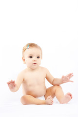 Cute little girl baby