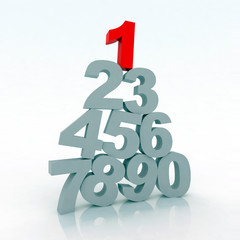 Obraz premium numeri