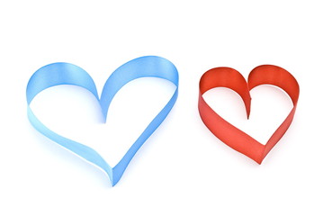 Hearts.Selective focus