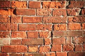 Red brick wall