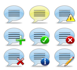 Iconset Mitteilungen