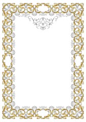 Ornate frame vector
